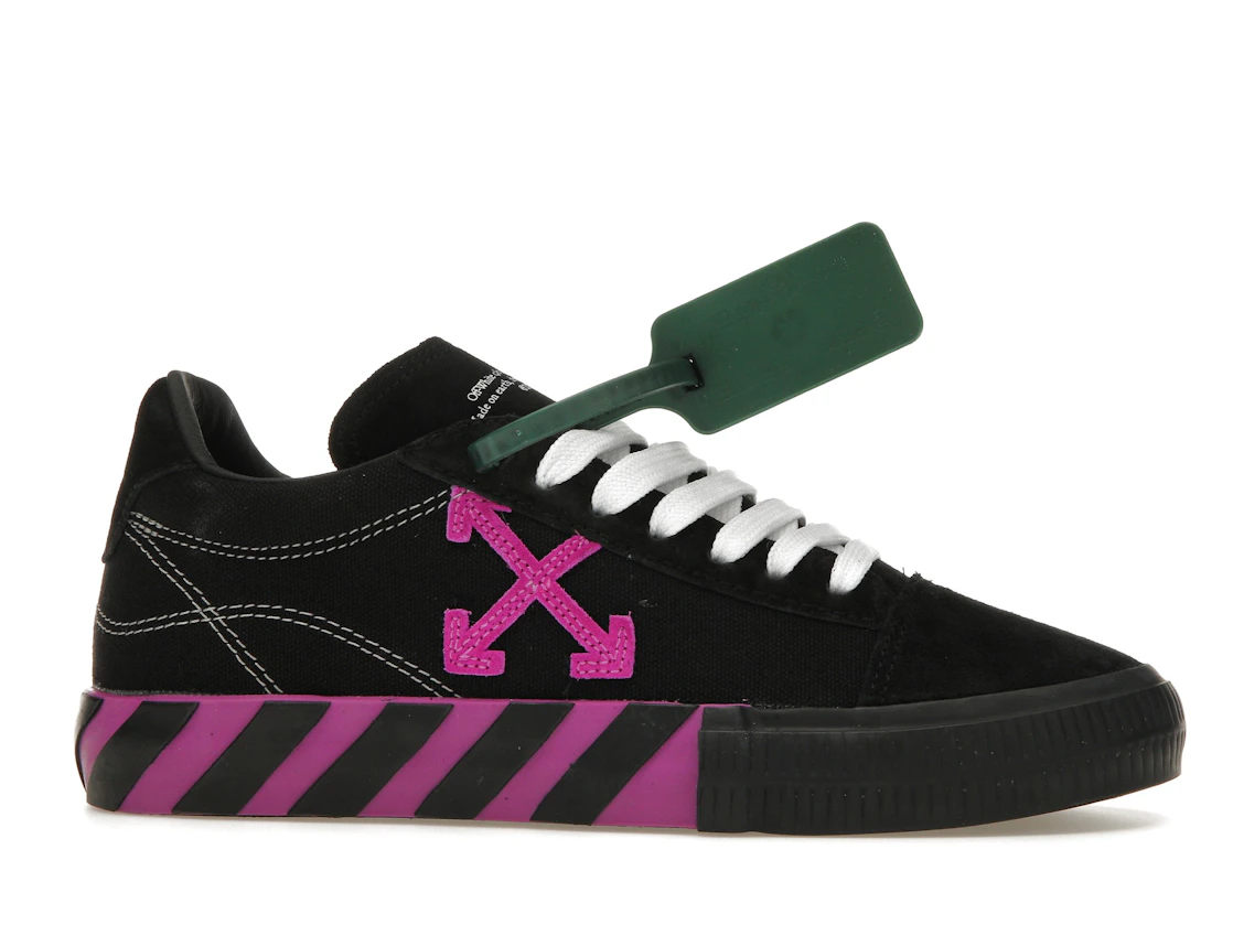 Vue 2 de OFF-WHITE Vulc Low Black Violet 