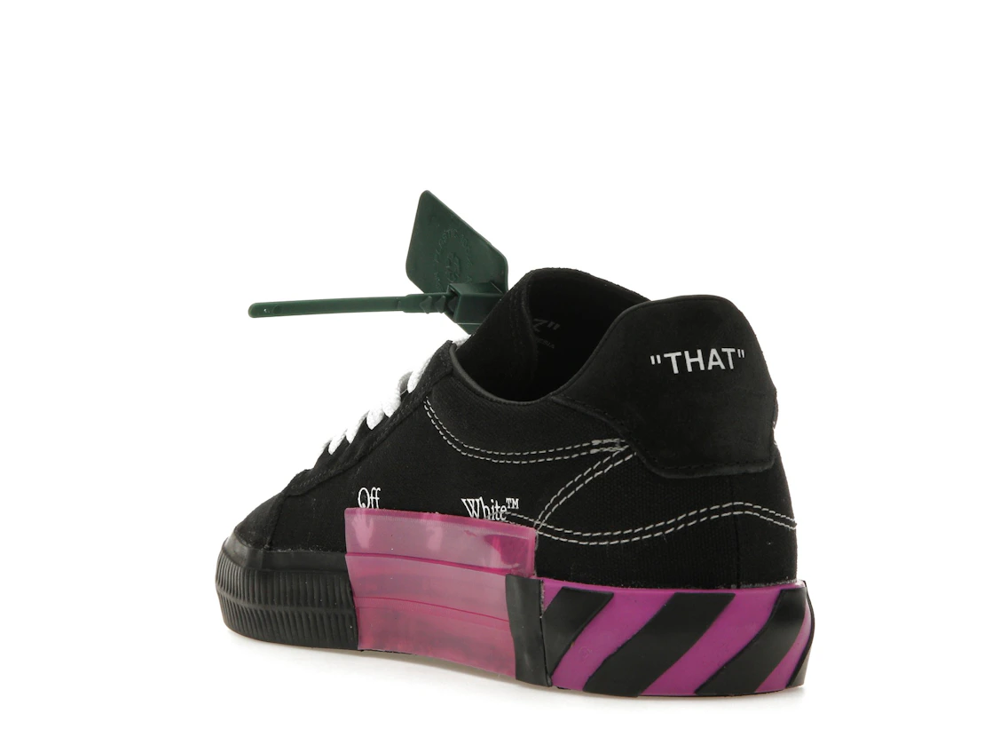 Vue 25 de OFF-WHITE Vulc Low Black Violet 