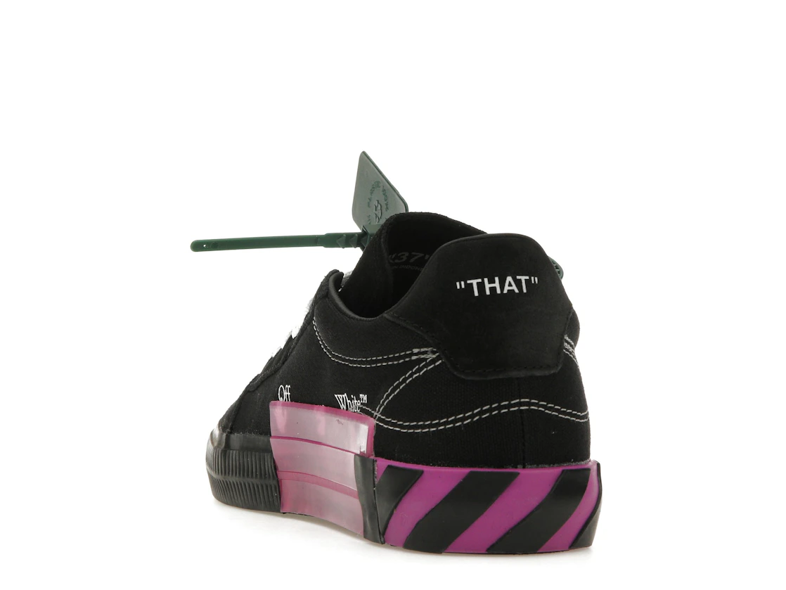 Vue 26 de OFF-WHITE Vulc Low Black Violet 