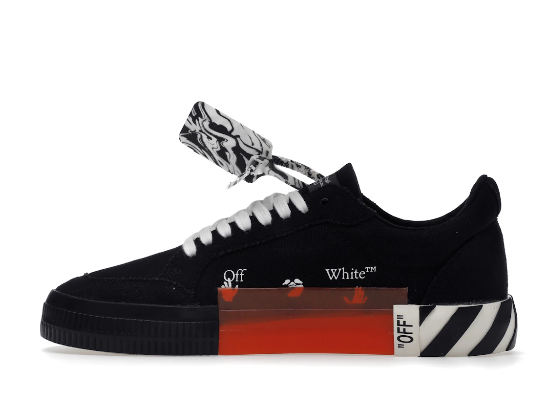 Vue 20 de OFF-WHITE Vulc Low Black White Arrow SS21
