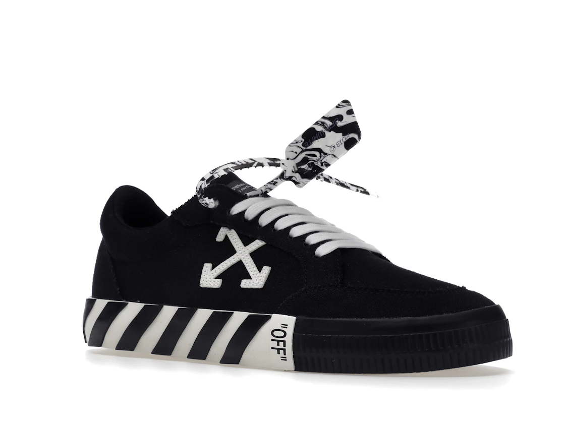 Vue 5 de OFF-WHITE Vulc Low Black White Arrow SS21
