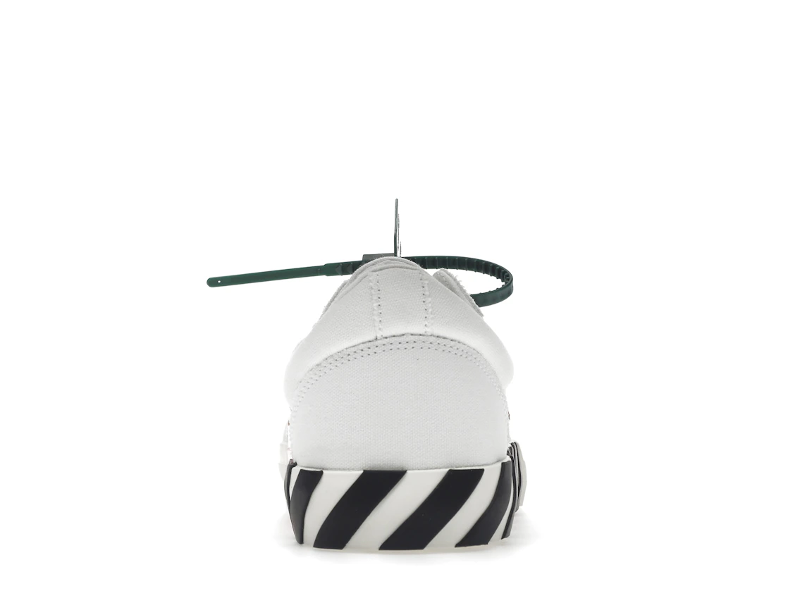Vue 28 de OFF-WHITE Vulc Low Canvas White Red Arrow Black