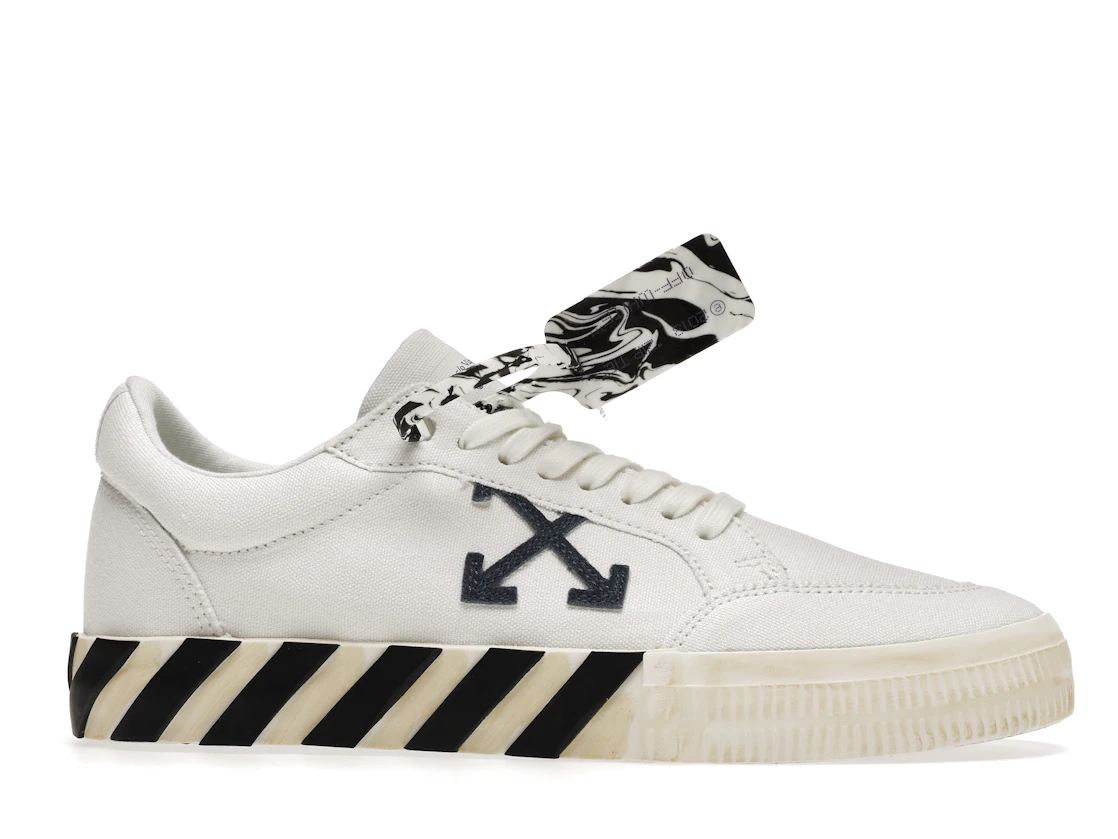 Vue 2 de OFF-WHITE Vulc Low Navy Arrow