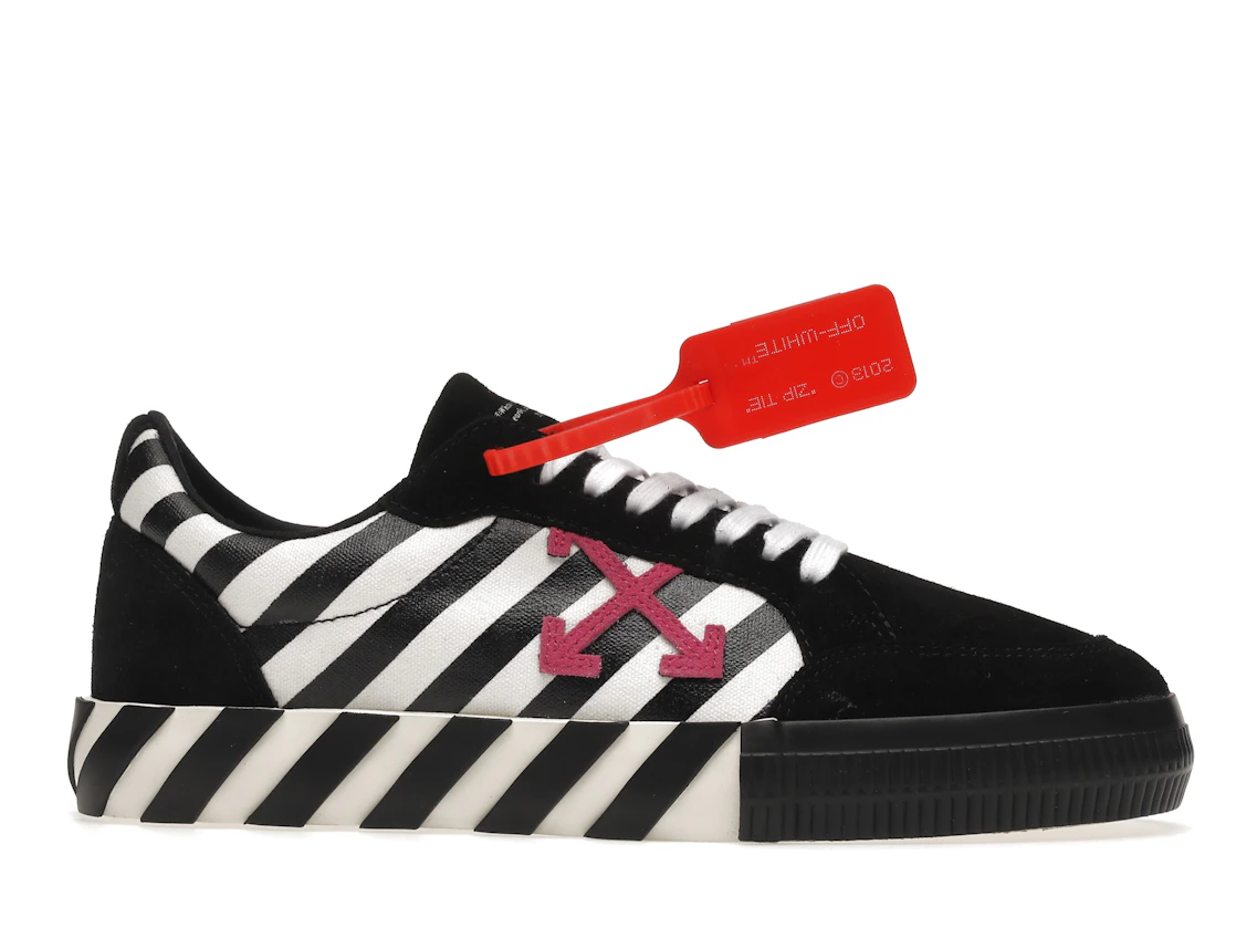 Vue 2 de OFF-WHITE Vulc Low Stripe Violet SS20