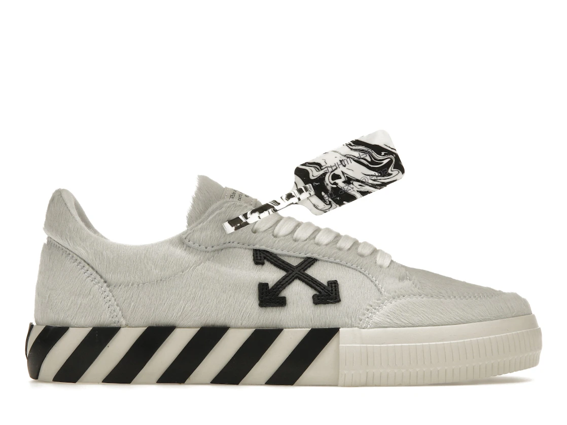 Vue 1 de OFF-WHITE Vulc Low White Black Arrow FW 20