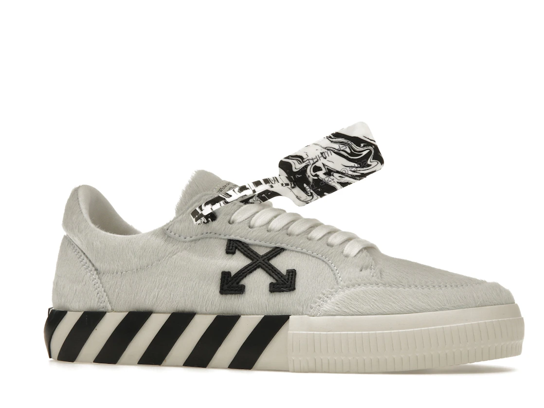 Vue 3 de OFF-WHITE Vulc Low White Black Arrow FW 20