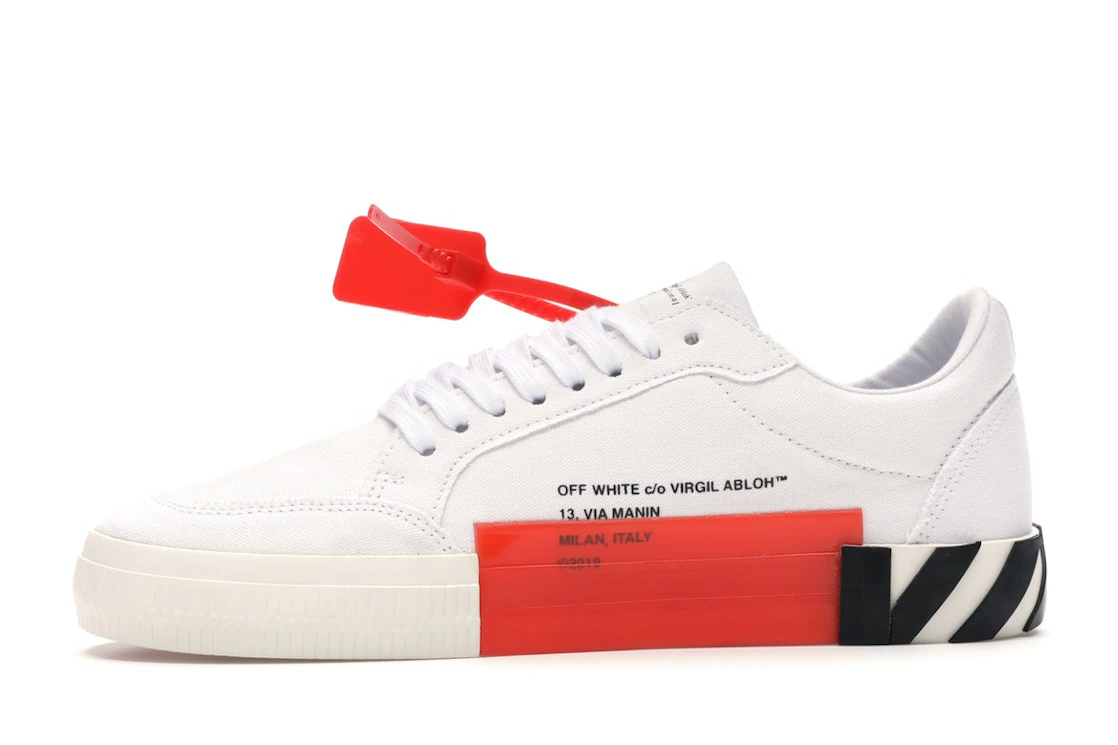 Vue 18 de OFF-WHITE Vulc Low White Violet SS20