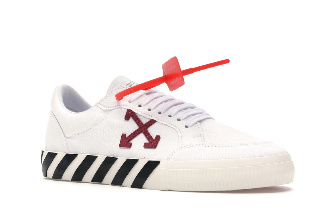 Vue 4 de OFF-WHITE Vulc Low White Violet SS20