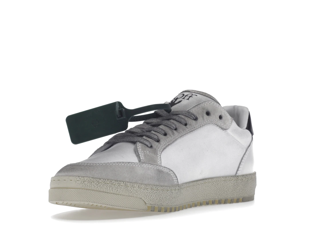 Vue 14 de OFF-WHITE Vulcanized 5.0 Low Top Distressed White White