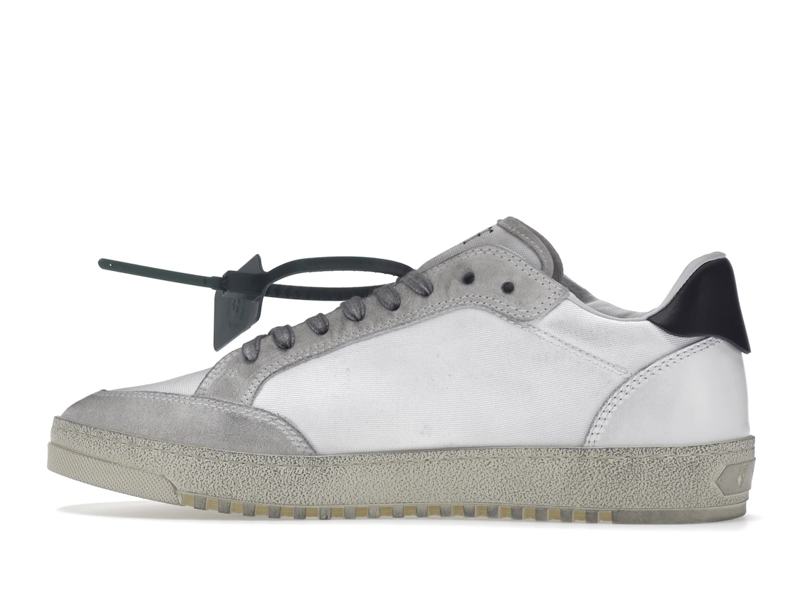 Vue 20 de OFF-WHITE Vulcanized 5.0 Low Top Distressed White White