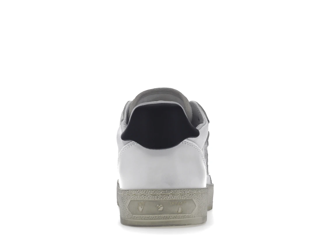 Vue 28 de OFF-WHITE Vulcanized 5.0 Low Top Distressed White White