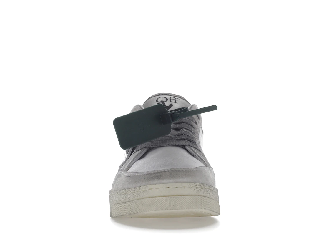 Vue 10 de OFF-WHITE Vulcanized 5.0 Low Top Distressed White White