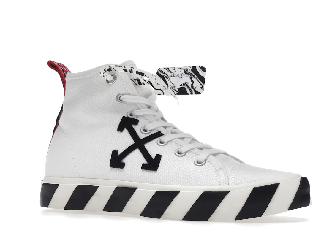 Vue 4 de OFF-WHITE Vulcanized Mid Top Black Arrow