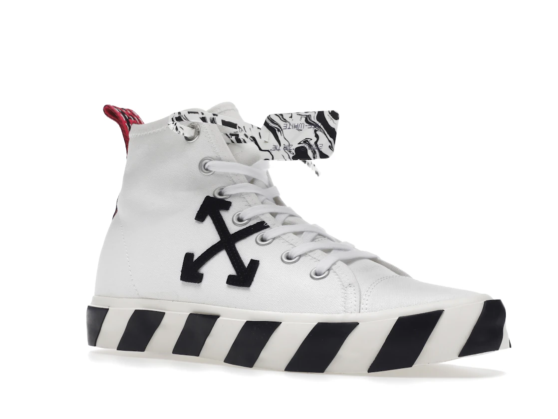 Vue 5 de OFF-WHITE Vulcanized Mid Top Black Arrow