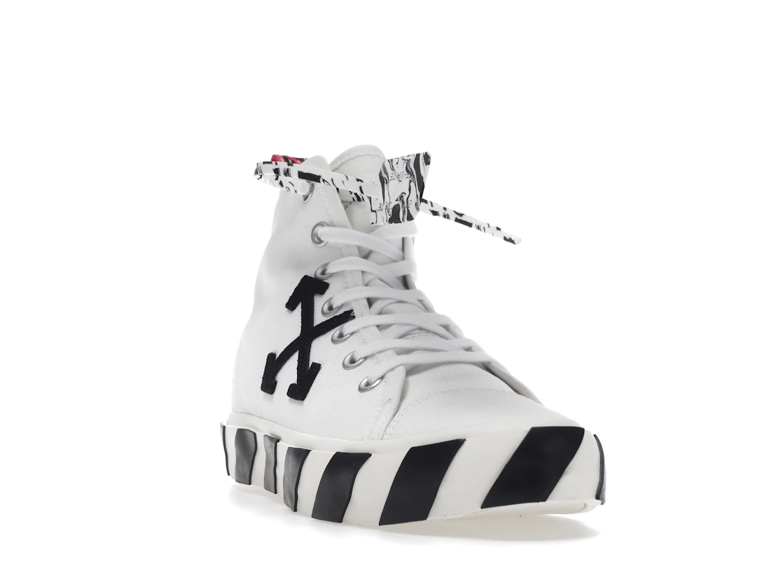 Vue 8 de OFF-WHITE Vulcanized Mid Top Black Arrow