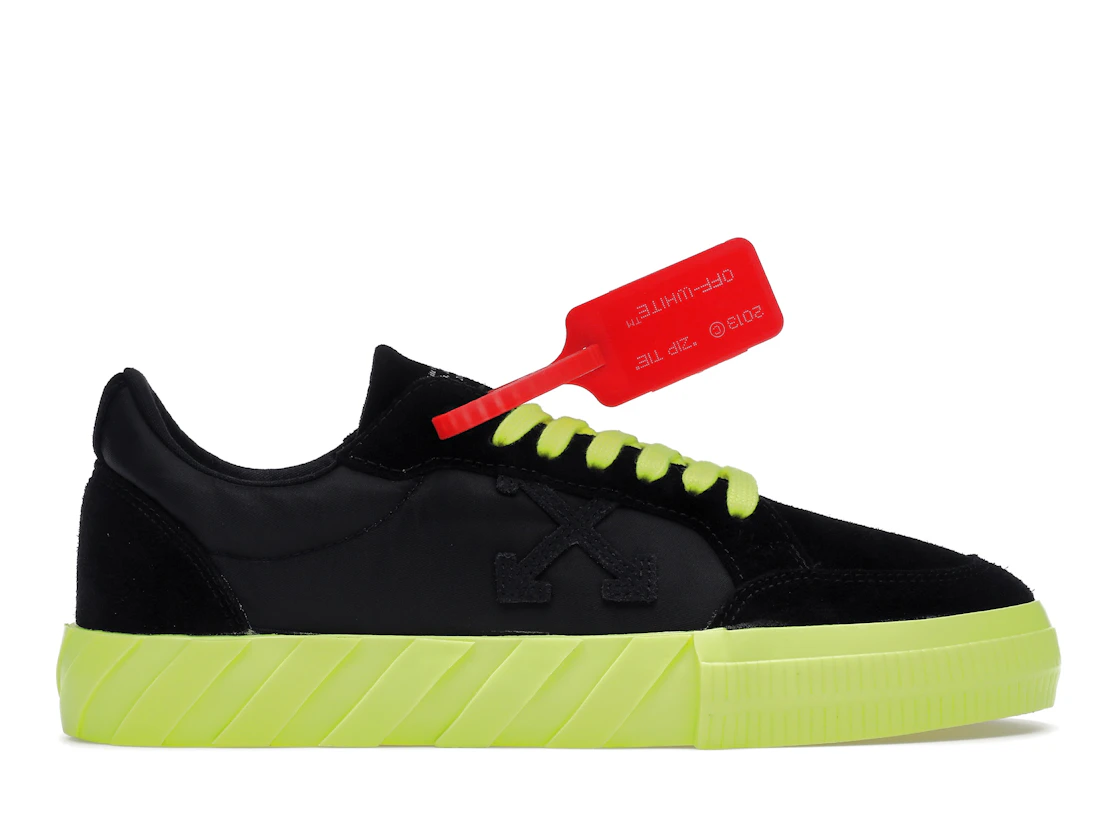Vue 1 de Off-White Low Vulc Black Fluo Yellow