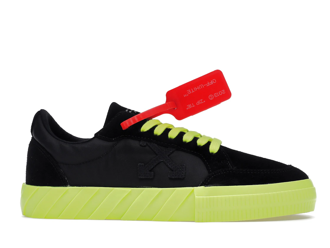 Vue 2 de Off-White Low Vulc Black Fluo Yellow