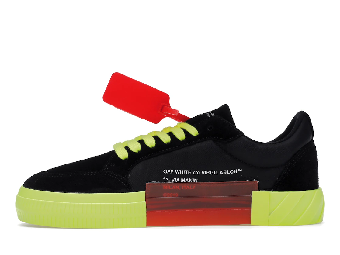 Vue 19 de Off-White Low Vulc Black Fluo Yellow