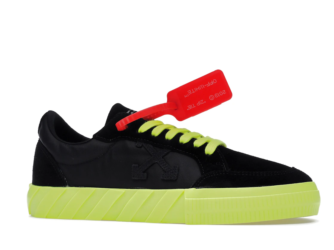 Vue 3 de Off-White Low Vulc Black Fluo Yellow