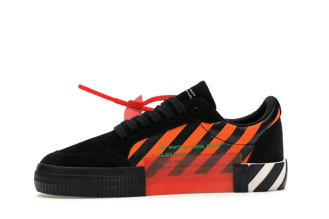Vue 18 de Off-White Low Vulc Black Orange