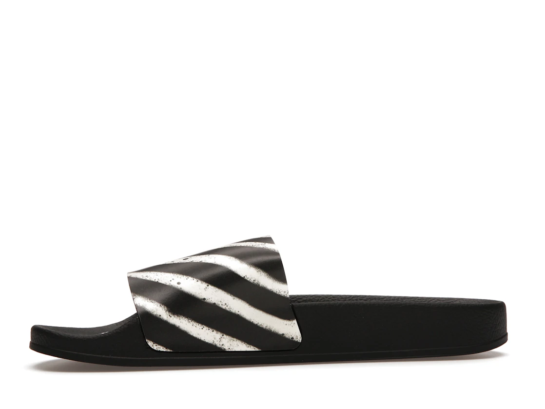 Vue 18 de Off-White Spray Stripes Slides Black