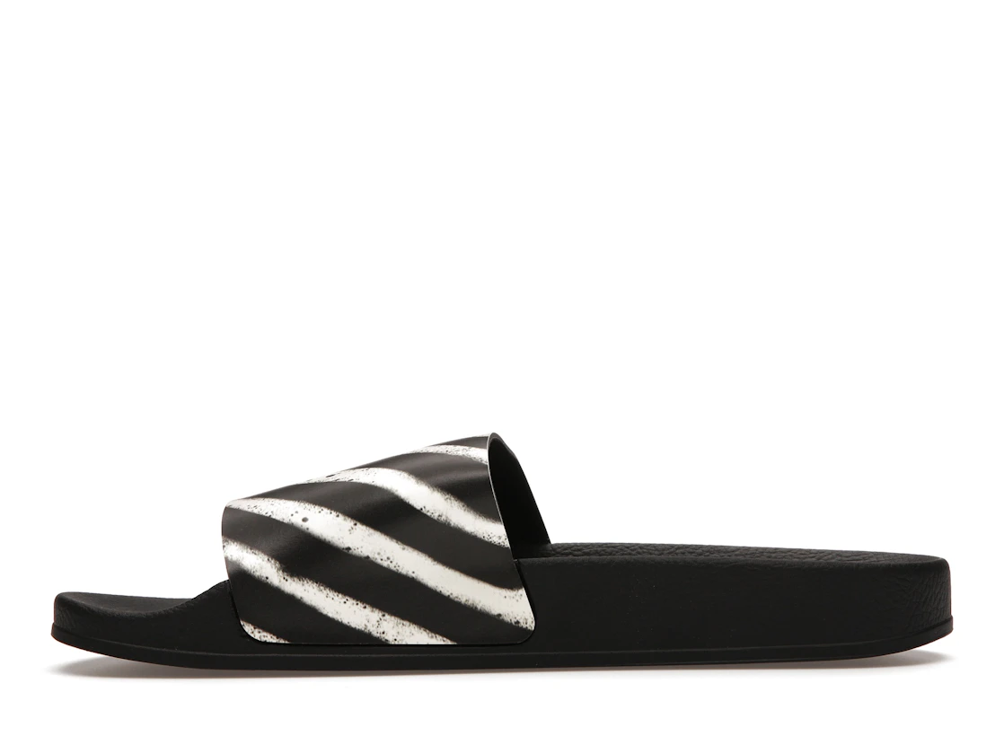 Vue 19 de Off-White Spray Stripes Slides Black