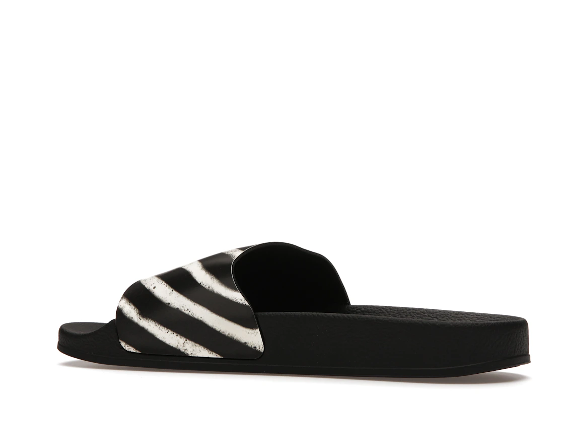 Vue 22 de Off-White Spray Stripes Slides Black