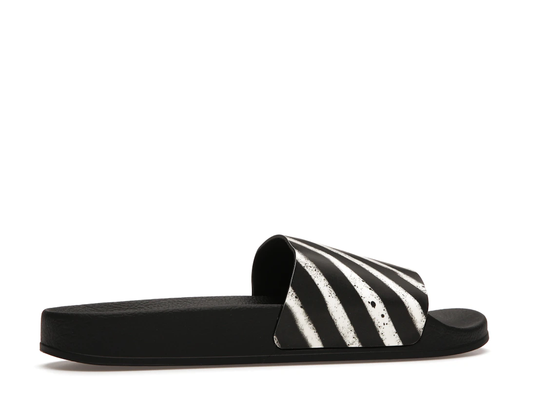 Vue 35 de Off-White Spray Stripes Slides Black