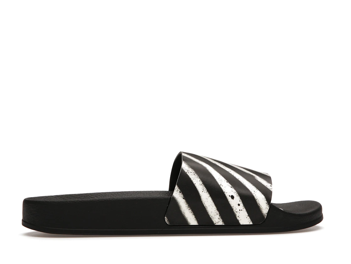 Vue 36 de Off-White Spray Stripes Slides Black
