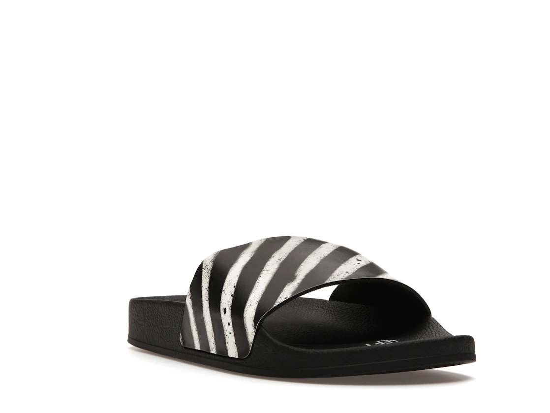 Vue 7 de Off-White Spray Stripes Slides Black