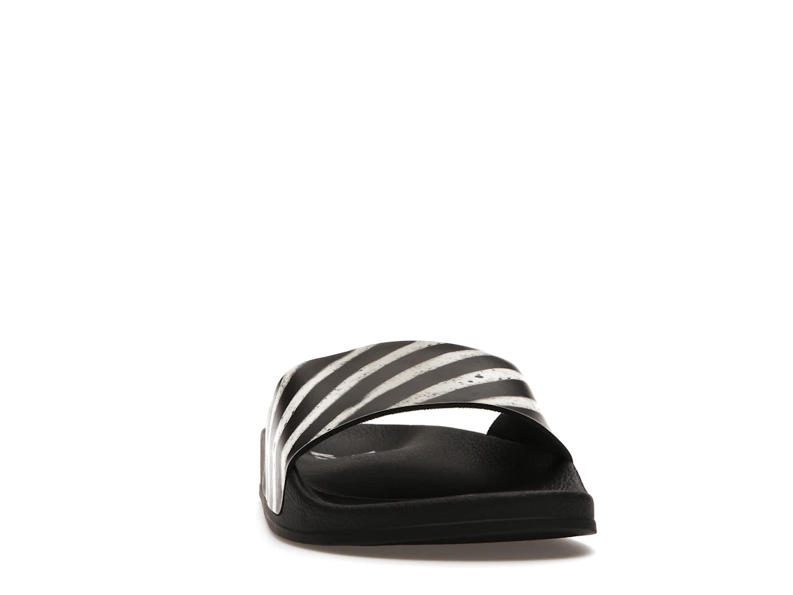 Vue 9 de Off-White Spray Stripes Slides Black