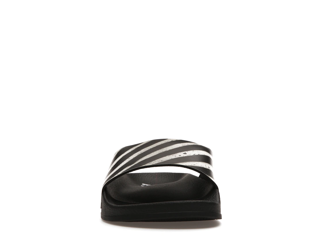 Vue 10 de Off-White Spray Stripes Slides Black