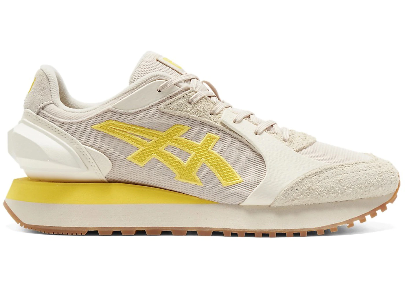 Onitsuka Tiger Moage CO Mineral Beige Vibrant Yellow