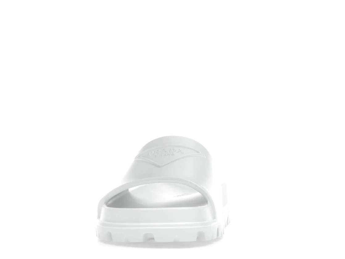 Vue 11 de Prada Rubber Slides White 