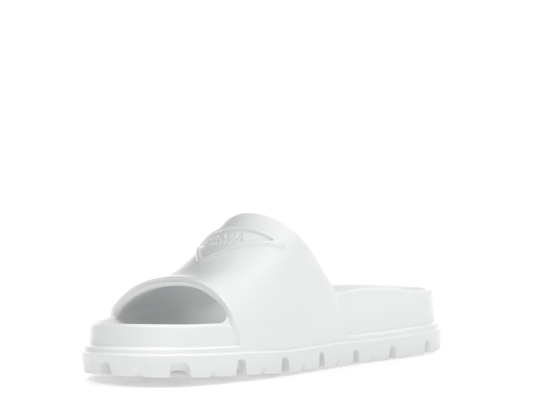 Vue 14 de Prada Rubber Slides White 