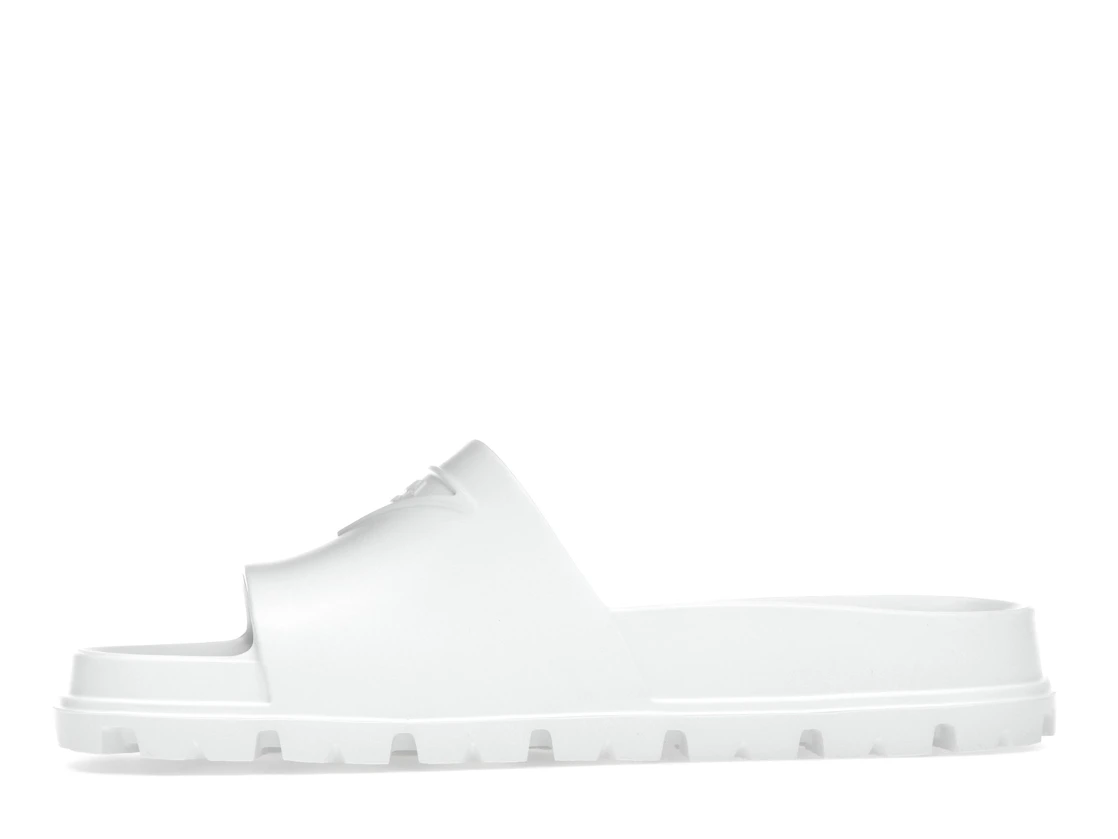Vue 18 de Prada Rubber Slides White 