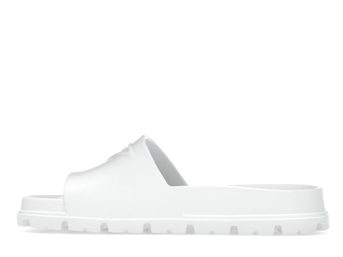 Vue 20 de Prada Rubber Slides White 