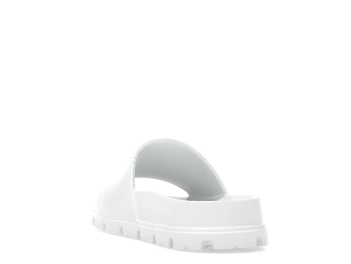 Vue 26 de Prada Rubber Slides White 