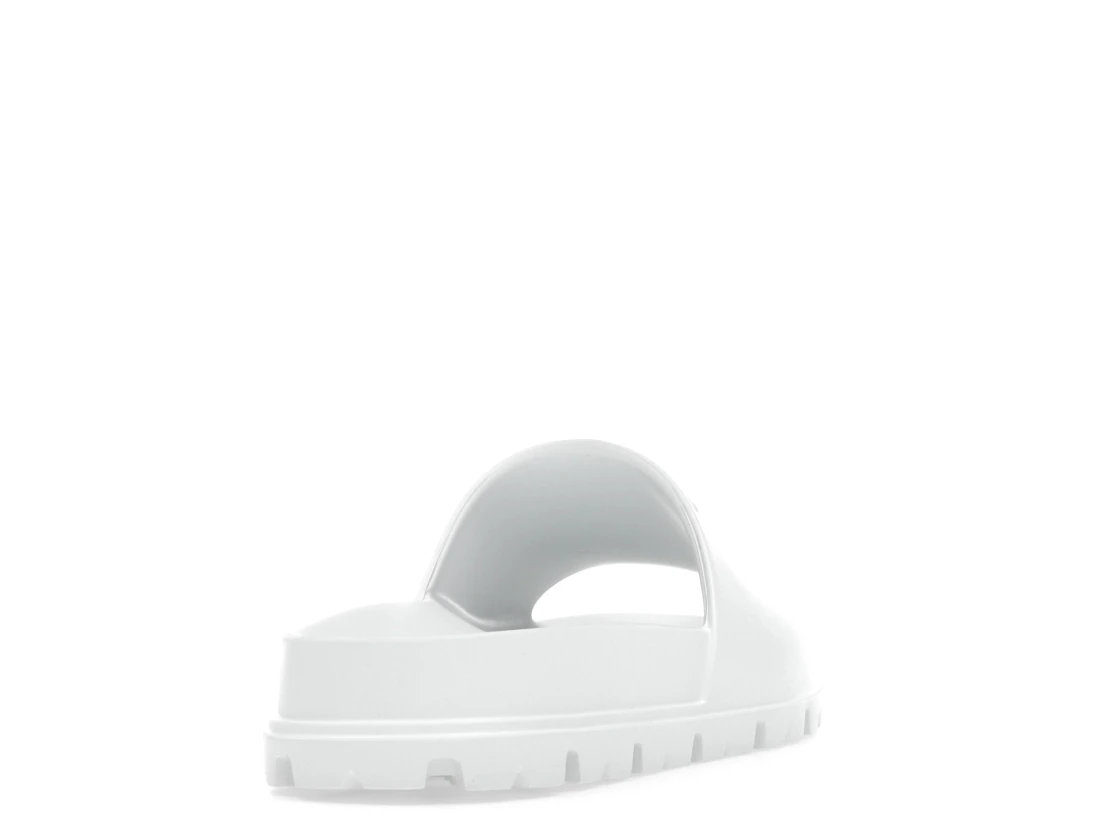 Vue 30 de Prada Rubber Slides White 