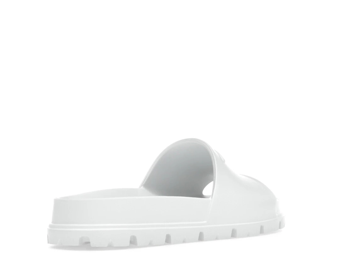 Vue 32 de Prada Rubber Slides White 