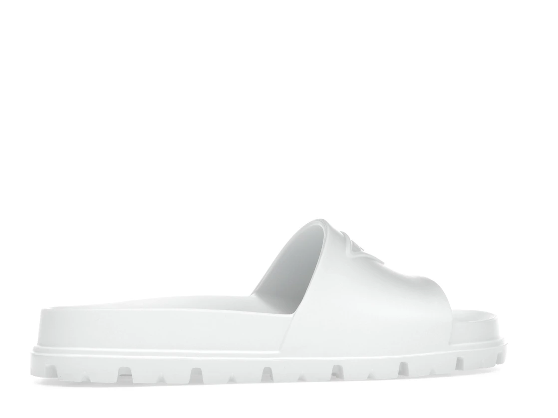 Vue 35 de Prada Rubber Slides White 