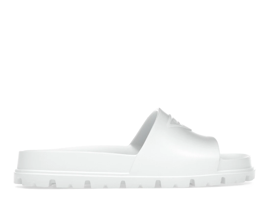 Vue 36 de Prada Rubber Slides White 