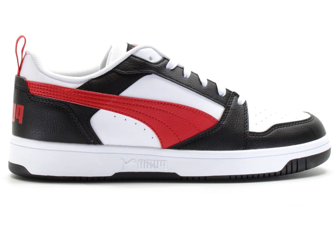 Puma Rebound V6 Low White For All Time Red Black