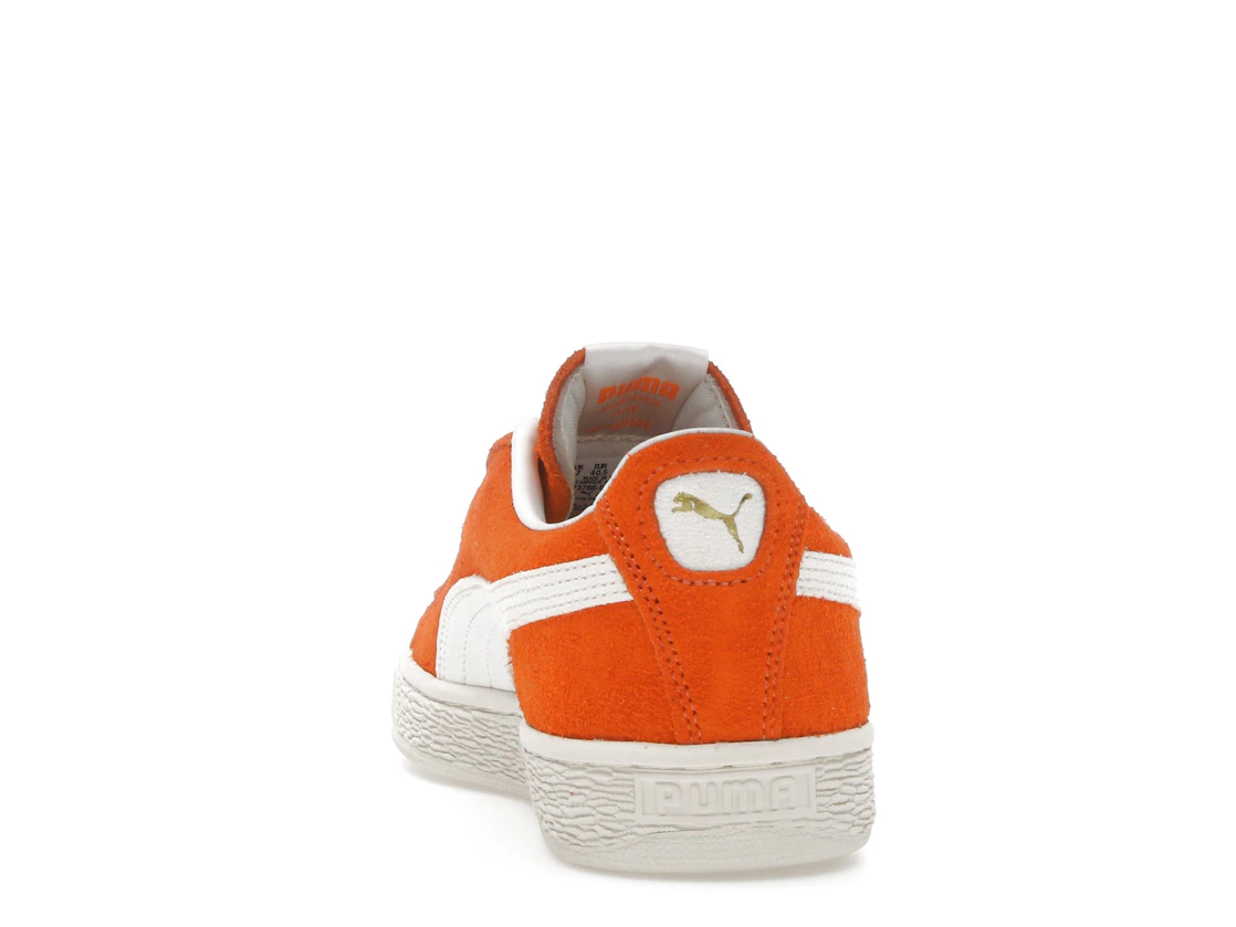 Vue 27 de Puma Suede Charles F. Stead Orange Glo White
