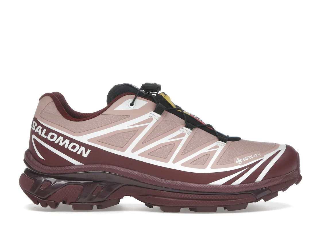 Vue 1 de Salomon XT-6 Gore-Tex Mahogany Rose Tawny Port