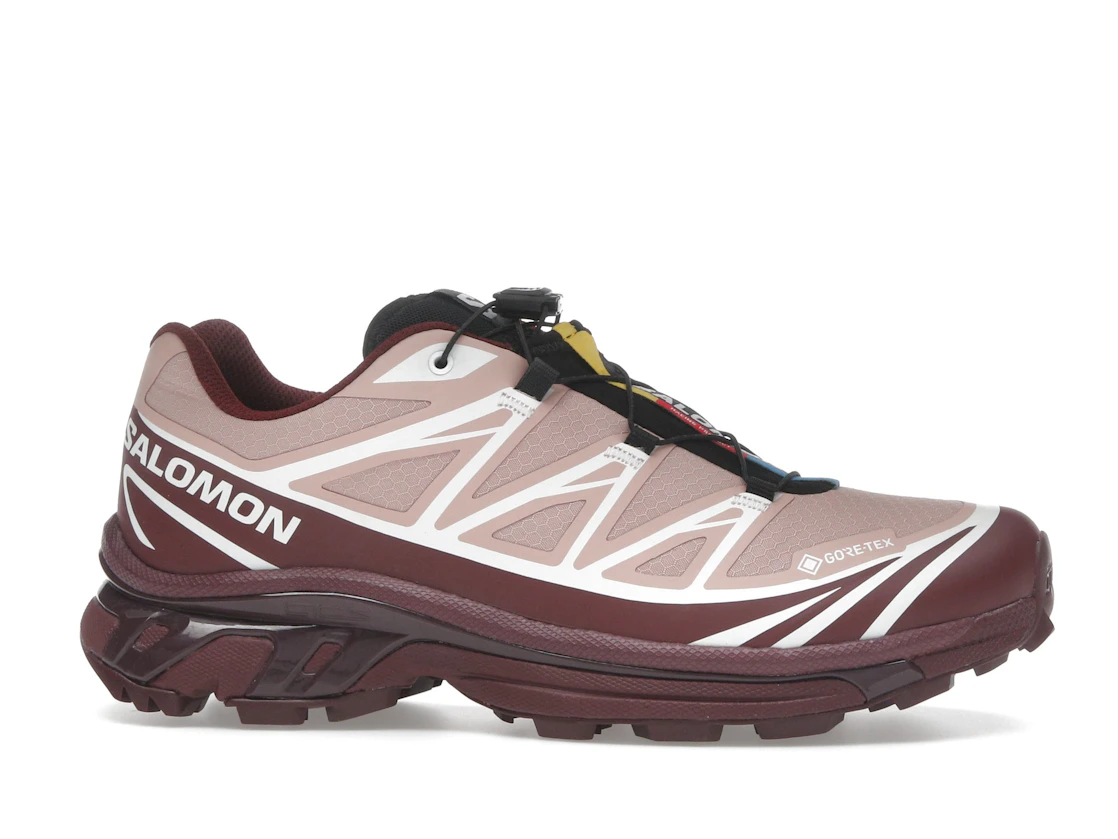 Vue 2 de Salomon XT-6 Gore-Tex Mahogany Rose Tawny Port
