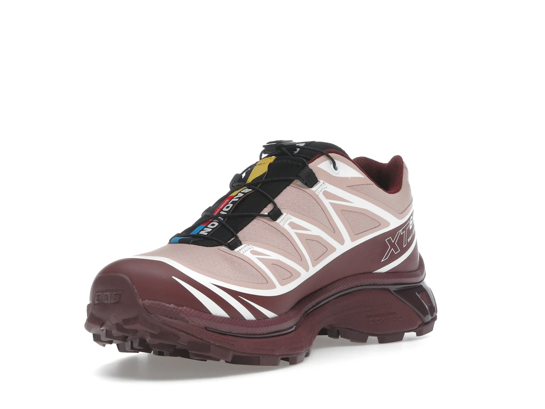Vue 14 de Salomon XT-6 Gore-Tex Mahogany Rose Tawny Port