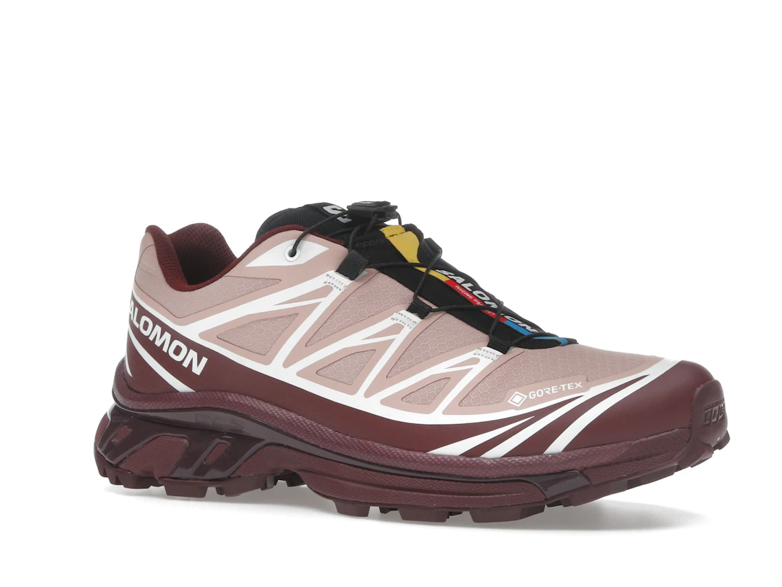 Vue 4 de Salomon XT-6 Gore-Tex Mahogany Rose Tawny Port