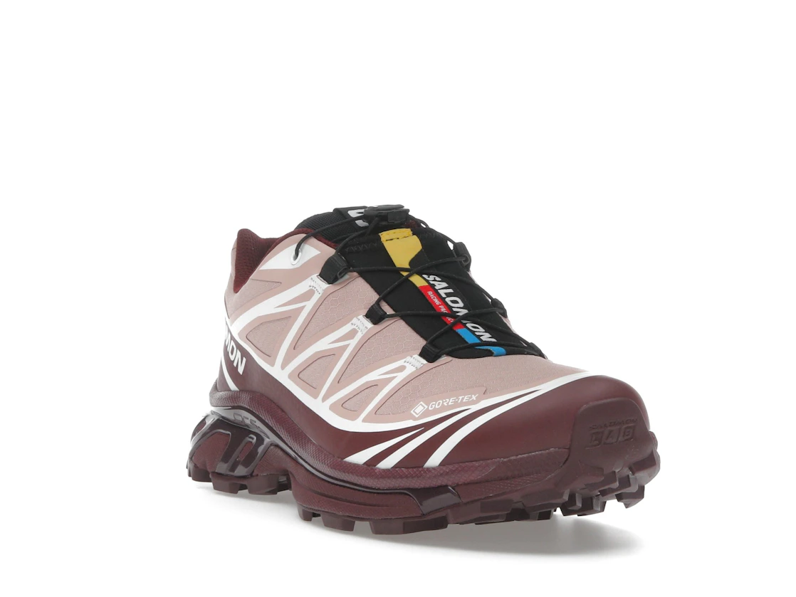 Vue 7 de Salomon XT-6 Gore-Tex Mahogany Rose Tawny Port