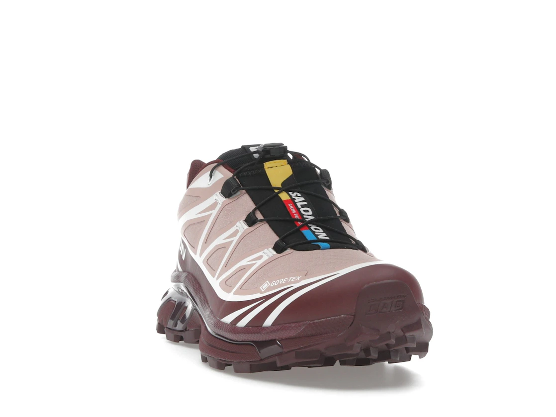 Vue 8 de Salomon XT-6 Gore-Tex Mahogany Rose Tawny Port